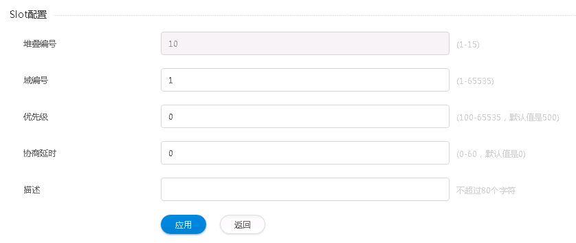 Slot配置