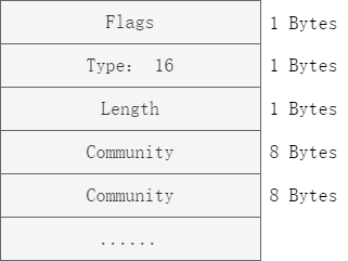 EXTEMDED_COMMUNITIES 报文格式