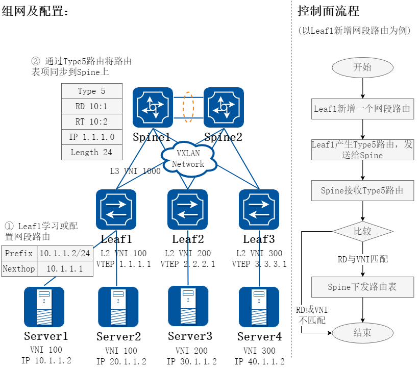 集中式网关网段路由学习